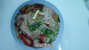 Noodle soup at A Rose Tip in Bangkok