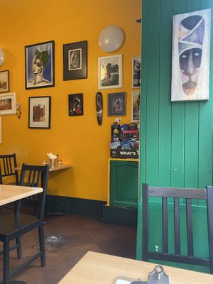 Decor  at Khartoum Cafe in Edinburgh
