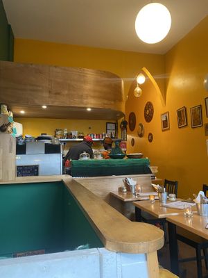 Inside   at Khartoum Cafe in Edinburgh