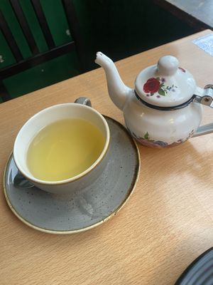 Mint tea   at Khartoum Cafe in Edinburgh