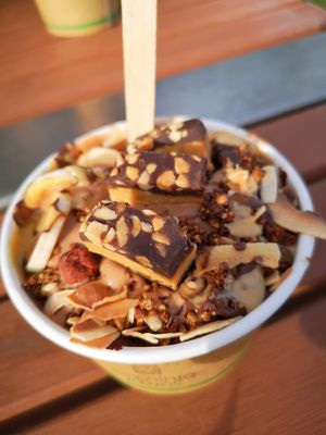 Choc Nut (already ate some of it) at Smoothie Moves in Safety Bay