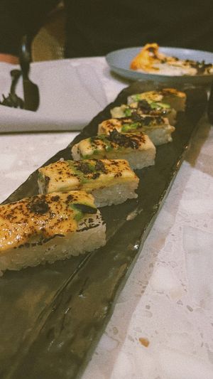 Truffle oil avocado sushi   at PLANTA in Brooklyn