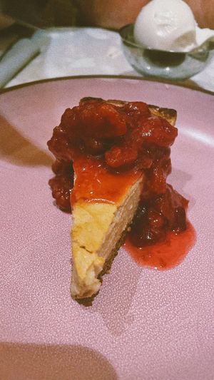 Strawberry cheesecake   at PLANTA in Brooklyn