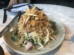 Pad Thai slaw   at PLANTA in Brooklyn