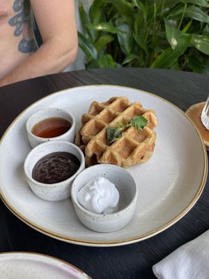 Waffles  at Tangi Restaurant in Ubud