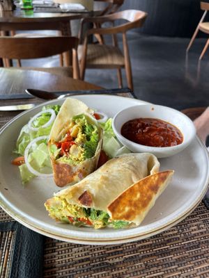 Breakfast burrito  at Tangi Restaurant in Ubud