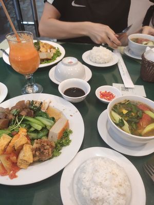 Menu 1 and 3 at Nang Tam in Hanoi