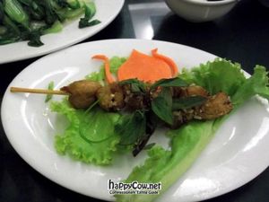 The grilled 'pork' at Nang Tam in Hanoi