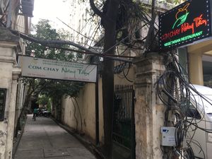 Entrance at Nang Tam in Hanoi