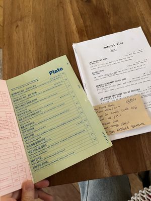 Menu  at Ferments - 퍼멘츠 in Seoul