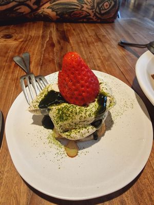 Matcha cake at Ferments - 퍼멘츠 in Seoul