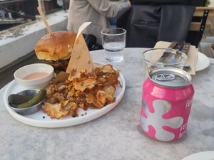 Burger with Stuff at Ferments - 퍼멘츠 in Seoul