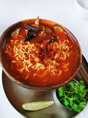 Tomato soup ramen at Ferments - 퍼멘츠 in Seoul