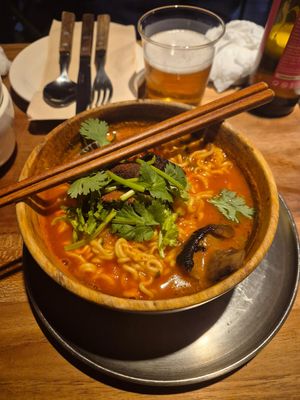 Tomato Ramen at Ferments - 퍼멘츠 in Seoul
