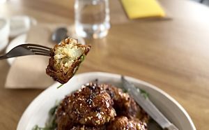 Cauliflower -vegan soy sauce chicken   at Ferments - 퍼멘츠 in Seoul