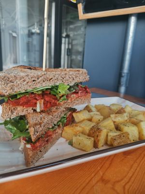 Pastrami sandwich at Brew Inc. in Larnaca