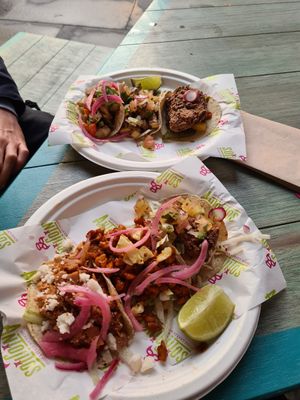 2 x taco trio at Antojitos - Edinburgh Street Food in Edinburgh