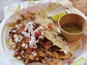 jackfruit quesabirria at Antojitos - Edinburgh Street Food in Edinburgh