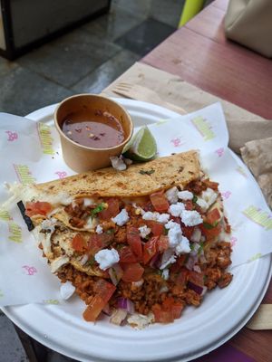 Quesa Tacos at Antojitos - Edinburgh Street Food in Edinburgh