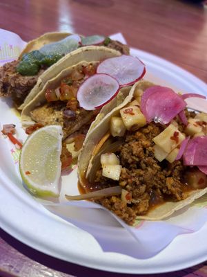 3 mixed tacos £12.50  at Antojitos - Edinburgh Street Food in Edinburgh