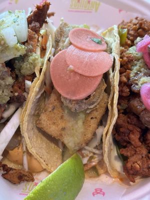 Jalapeño tofu taco  at Antojitos - Edinburgh Street Food in Edinburgh