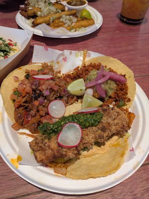 Mix of 3 tacos at Antojitos - Edinburgh Street Food in Edinburgh