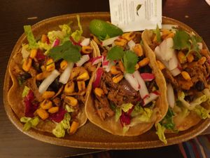 Vegan tacos at Enchilada in Rosenheim