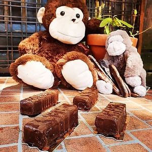 Carob ice cream bar at LA RAWTISSERIE in Antibes