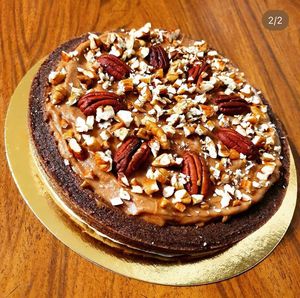 pecan pie at LA RAWTISSERIE in Antibes