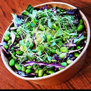 "Boutchou" salad at LA RAWTISSERIE in Antibes