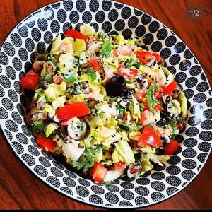 "Libanaise" salad at LA RAWTISSERIE in Antibes