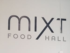 Mixt is the Food Hall building at Mush - Pop-Up in Brentwood