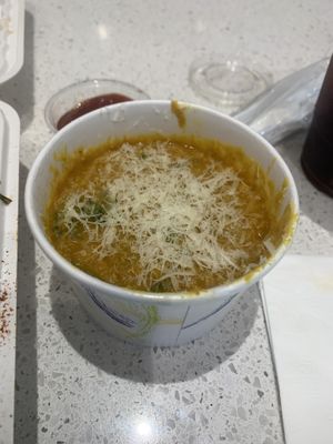 Breakfast “scramble"  at Mush - Pop-Up in Brentwood