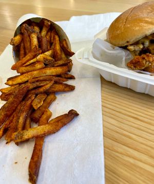 Seasoned fries at Mush - Pop-Up in Brentwood