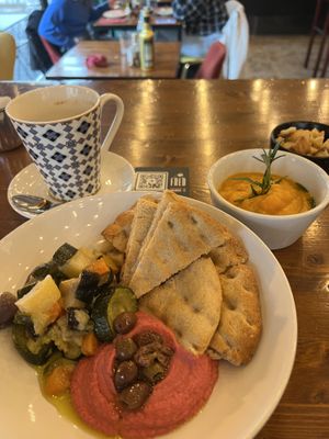 Vegan meal  at FRED in Milan