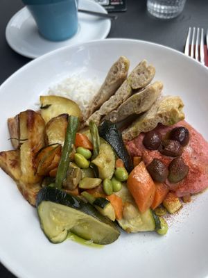 Vegan meal  at FRED in Milan