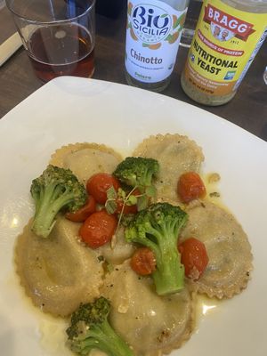Sublime vegan ravioli   at Pasta Fresca in Reno