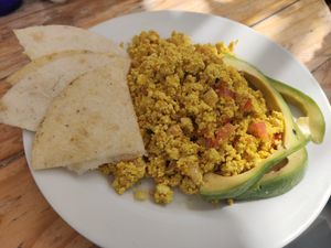 Vegan Pericos at Bizcotela in Bogota