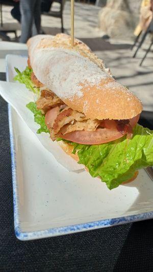 Bocata de Heura. at Can Pons in Banyoles