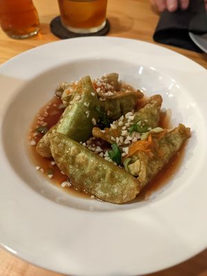Mandu Vegano Tangsu at Kim's Bap in Sevilla