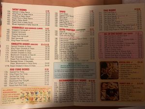 Menu  at New Kung Fu Chinese in Llanelli