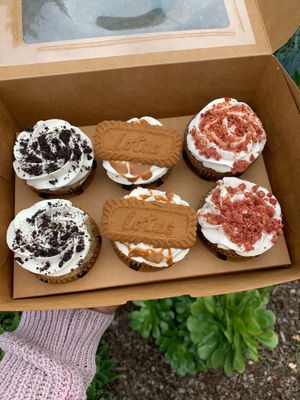 Variety pack of cupcakes  at One More Bite Bakery in Monterey