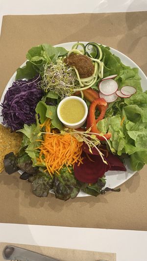 Amanida colors at Bionectar in Girona