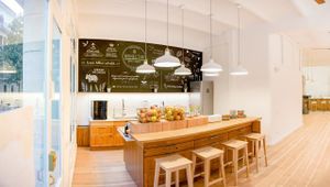 Kitchen at Bionectar in Girona