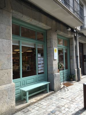 Outside  at Bionectar in Girona