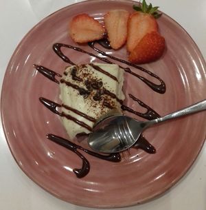 Cheesecake :) at Bionectar in Girona