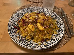 Persian love rice  at Trova Coastal Kitchen in Humacao