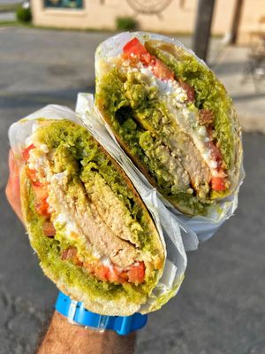 Meati Chicken Pesto at Mission Burger Co in Austin