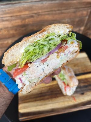 The Best Chicken Salad Ever at Mission Burger Co in Austin