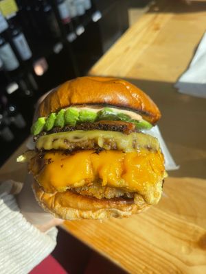 Big Bad Breakfast Burger at Mission Burger Co in Austin